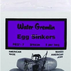 Water Gremlin Egg Sinker 13 Water Gremlin Egg Sinker