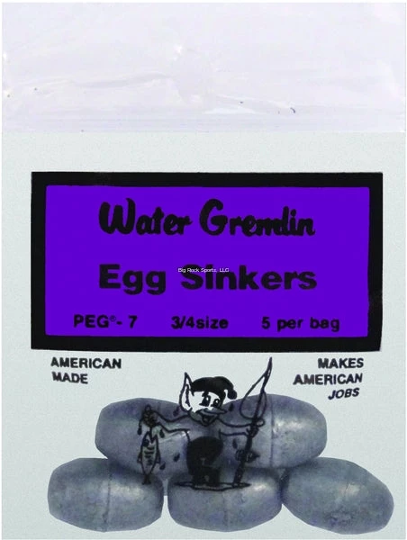 Water Gremlin Egg Sinker 8 Water Gremlin Egg Sinker