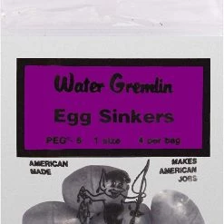 Water Gremlin Egg Sinker 11 Water Gremlin Egg Sinker