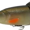 Savage Gear Pre Rigged 3D Line Thru Trout Segmented Swimbait,16",24oz,RD HRS SKR