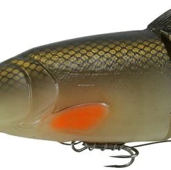 Savage Gear Pre Rigged 3D Line Thru Trout Segmented Swimbait,16",24oz,RD HRS SKR