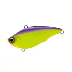 Yo-Zuri R1159-PUCL Rattl'N Vibe Sinking Lipless Crankbait Lure Purple Chartreuse Lures