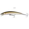 Lures Yo-Zuri Crystal Minnow R468 SUSPENDING Gold Bunker Menhaden Lure SHBK
