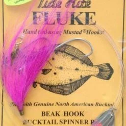 Fluke & Flounder Tide Rite Hand Tied Bucktail Spinner Rigs For Fluke With Mustad Long Shank Hooks