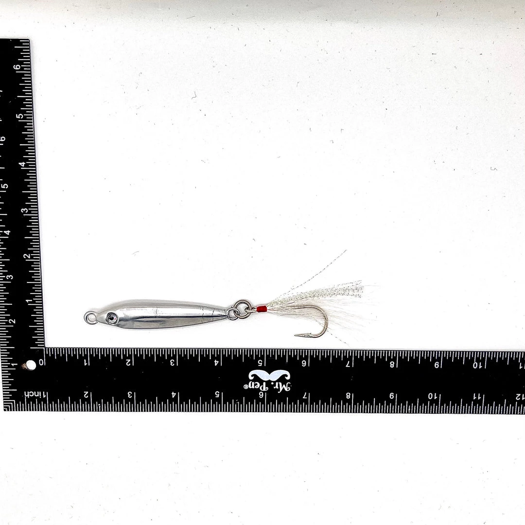 Run Off Lures 2oz Anchovy Bucktail Jig 3 Run Off Lures 2oz Anchovy Bucktail Jig