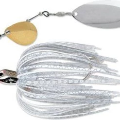 Lures Terminator Super Stainless Spinnerbait-Colorado/Willow, Gold/Nickel Blade 1/4oz