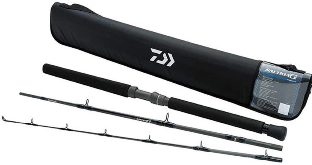 Daiwa Saltiga G 7' Travel Rod 3pc Medium Saltwater 12-25lb Conventional SAG703MR 3 Daiwa Saltiga G 7' Travel Rod 3pc Medium Saltwater 12-25lb Conventional SAG703MR