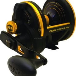 New Arrivals Penn SQL40LD Squall Lever Drag Conventional Reel, RH, 5BB + 1RB