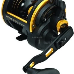 New Arrivals Penn SQL40LDLH Squall Lever Drag Conventional Reel, LH, 5BB + 1RB