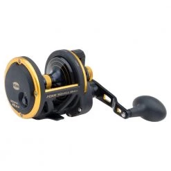 New Arrivals Penn SQL40LDLH Squall Lever Drag Conventional Reel, LH, 5BB + 1RB