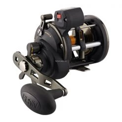 New Arrivals Penn SQLII20LWLC Squall II Level Wind Conventional Reel, Black Gold