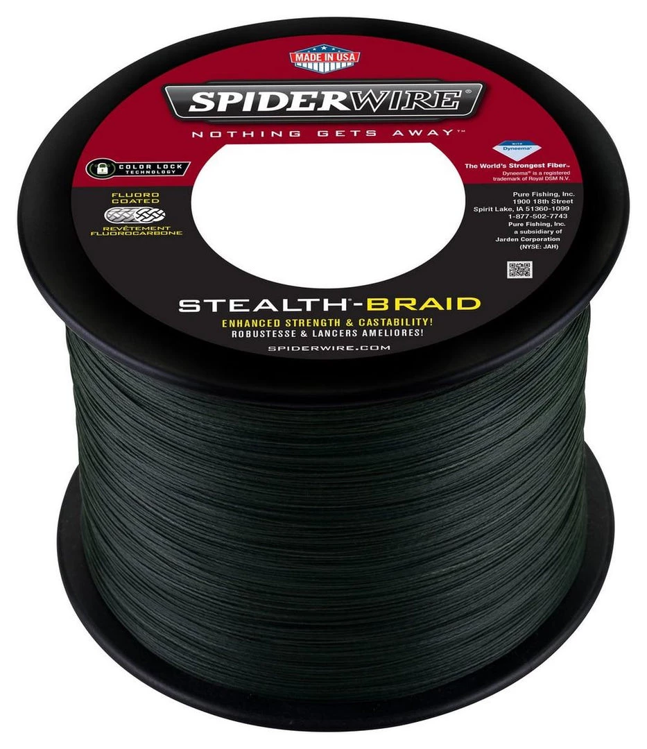 Berkley Spiderwire Stealth Braided Line Bulk Spool 1500yd Moss Green 5 Berkley Spiderwire Stealth Braided Line Bulk Spool 1500yd Moss Green