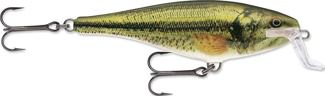 Rapala Super Shad Rap Crankbait, 5 1/2",1 5/8 Oz, Live Largemouth Bass 3 Rapala Super Shad Rap Crankbait, 5 1/2",1 5/8 Oz, Live Largemouth Bass