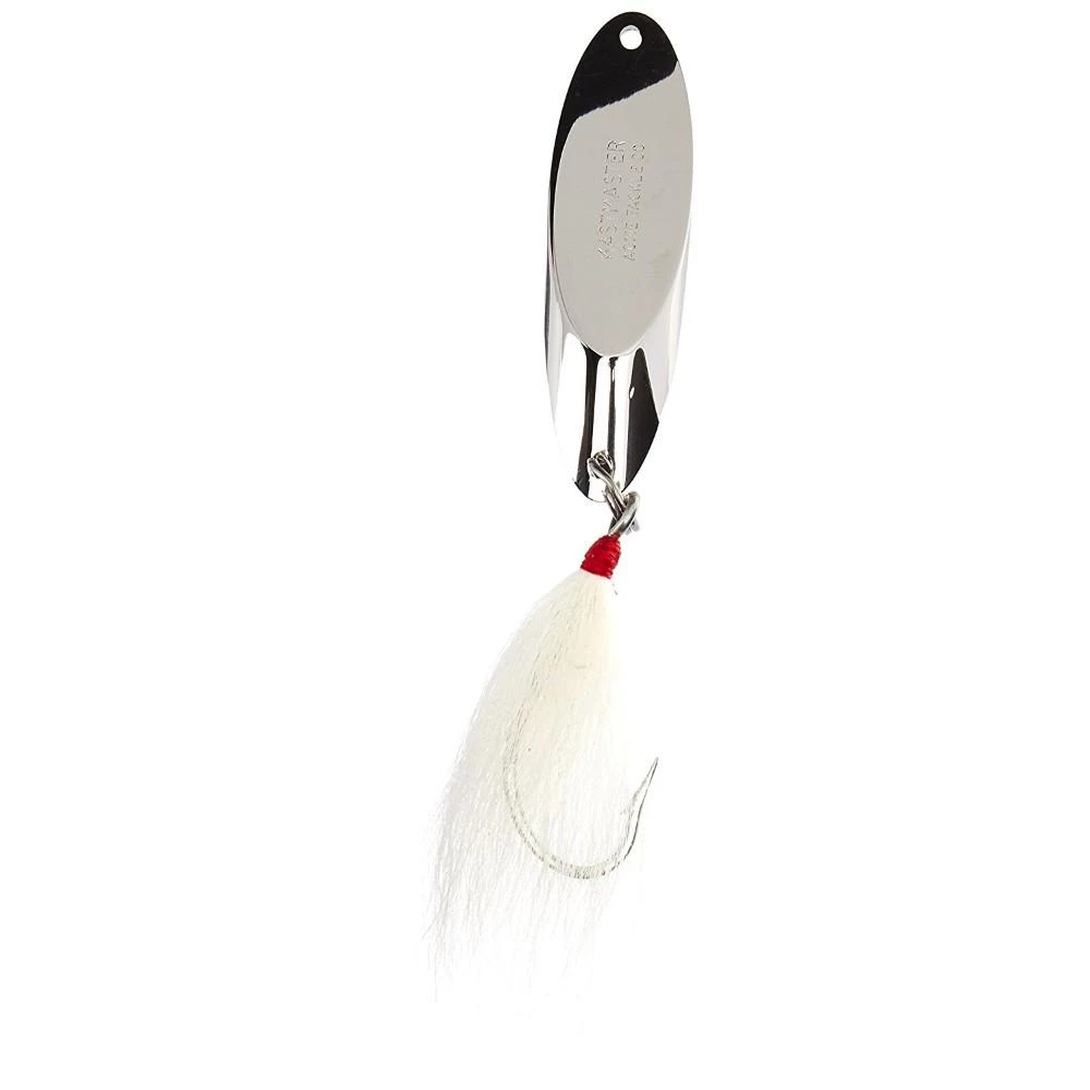 Lures Acme Kastmaster 1.5oz Lure, Chrome, SW15ST/CHFY With White Bucktail 3 Lures Acme Kastmaster 1.5oz Lure, Chrome, SW15ST/CHFY With White Bucktail