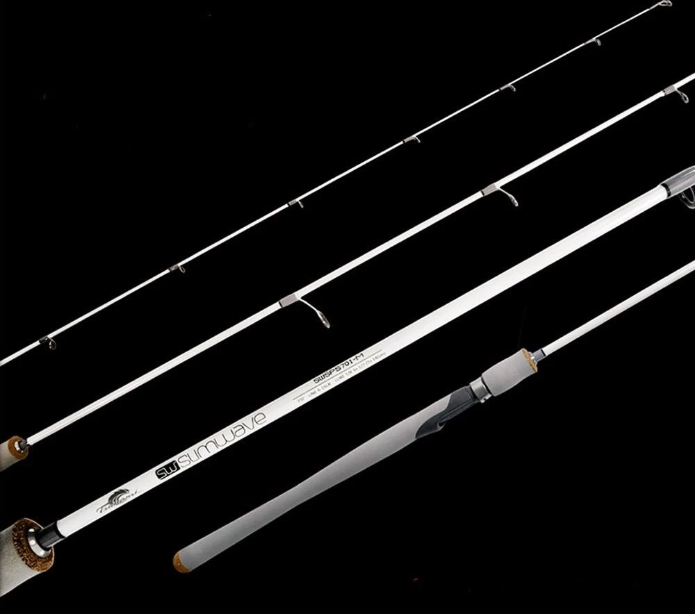 Tsunami Slim Wave White Jigging Spinning Rod 4 Tsunami Slim Wave White Jigging Spinning Rod