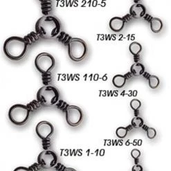 Tsunami Stainless Steel Three Way Swivel T3WS