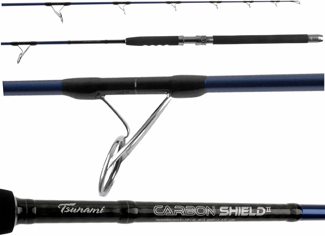 Tsunami Carbon Shield II Boat Rod New Arrivals 6 Tsunami Carbon Shield II Boat Rod New Arrivals