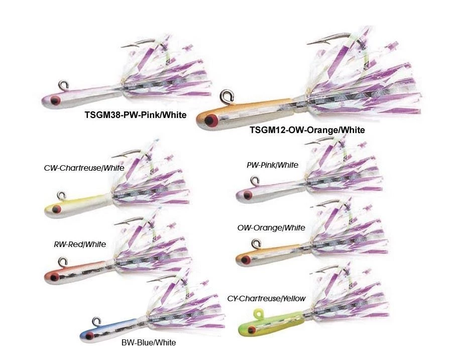 New Arrivals Tsunami Glass Minnow Fluke/Flounder Jigs -Original & Round Bend 9 New Arrivals Tsunami Glass Minnow Fluke/Flounder Jigs -Original & Round Bend