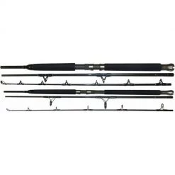 Tsunami Trophy 3pc Travel Rod Saltwater Striper Boat 7'