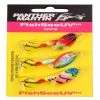 Lures Panther Martin UV3 FishSeeUV Spinner Kit, #4, Assorted, 3/Pack