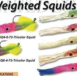 Tsunami Weighted Holographic Swim Bait Squid New Arrivals