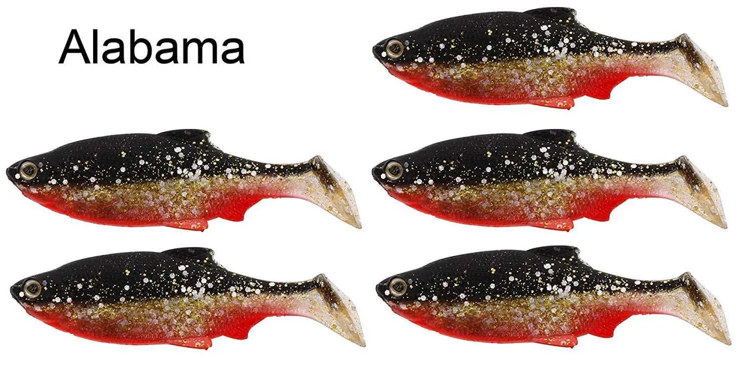 Westin WS08708 Ricky The Roach Shad Tail Swimbait Alabama 2 3/4" 5 Pack 3 Westin WS08708 Ricky The Roach Shad Tail Swimbait Alabama 2 3/4" 5 Pack