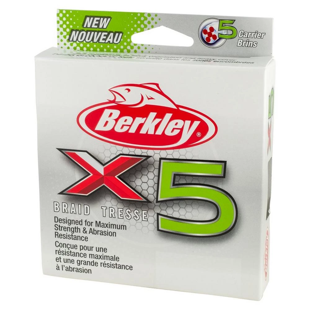 Berkley X5 Braid 5-carriers Create Stress Free Line New Arrivals 21 Berkley X5 Braid 5-carriers Create Stress Free Line New Arrivals