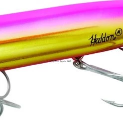 Heddon Super Spook Topwater Bait, 5", 7/8 Oz, Gold Pink, Floating