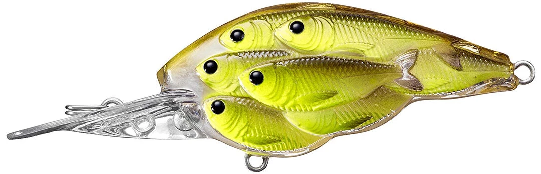 Live Target Lures LiveTarget BaitBall Yearling Crankbait, 2 3/8" 3 Live Target Lures LiveTarget BaitBall Yearling Crankbait, 2 3/8"