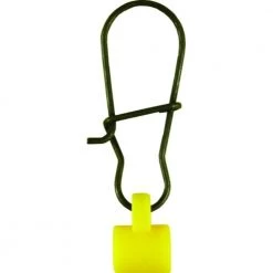 Swivels & Snaps Fin Strike Fish Finder Sinker Slider Terminal Snap Bulk Packs, Yellow